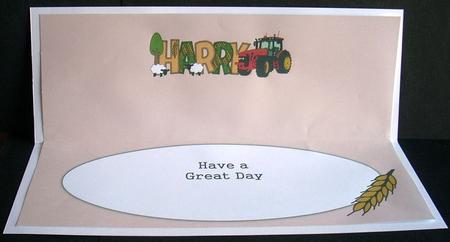 Country Life Harry Large Dl Insert by Joyce Watson