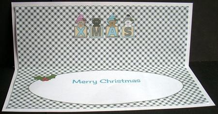 Purrfect Xmas Large Dl 2 Insert by Joyce Watson