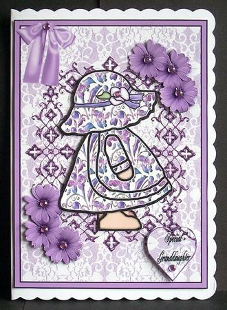 Sunbonnet Sue Lavender by Joyce Watson