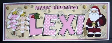 Santa Lexi Large Dl by Joyce Watson
