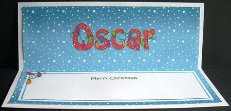 Xmas Oscar Lights Matching Large Dl Insert by Joyce Watson