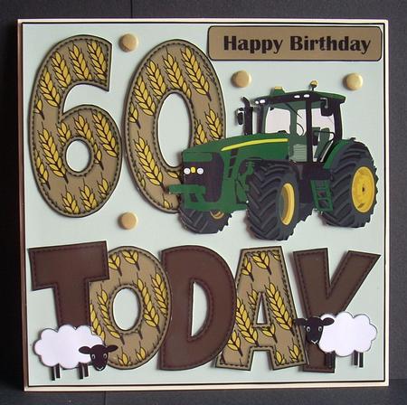 'any Age' with Green Tractor Card Kit by Joyce Watson