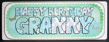 Scalloped Patchwork Name - Granny by Joyce Watson