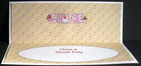 Birthday Cupcakes Chloe Large Dl Insert by Joyce Watson