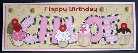 Birthday Cupcakes Chloe Large Dl by Joyce Watson