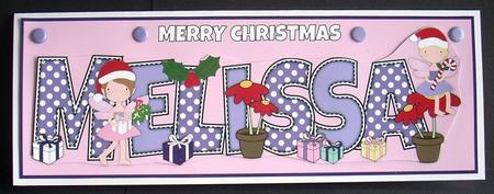 Christmas Fairies Melissa Large Dl by Joyce Watson