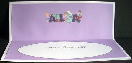 Little Fairies Ailsa Large Dl Insert by Joyce Watson