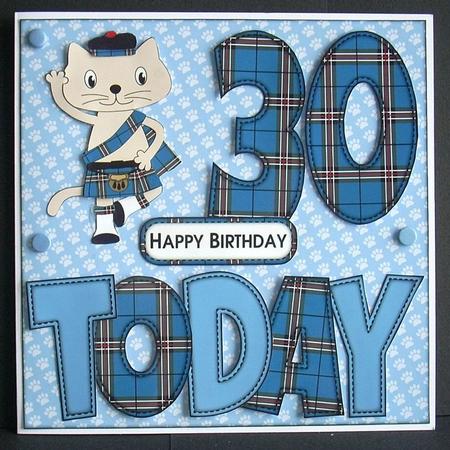 'any Age' Highland Fling Max the Cat Mini Kit by Joyce Watson