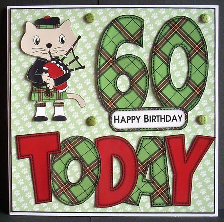 'any Age' Bagpiper Max the Cat Mini Kit by Joyce Watson