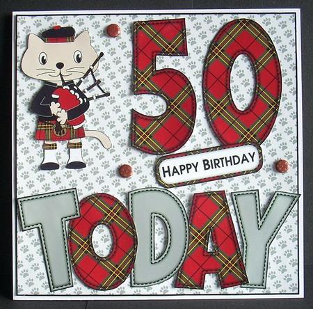 'any Age' Bagpiper Max the Cat 2 Mini Kit by Joyce Watson