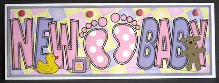 New Baby Feet Girl Large Dl by Joyce Watson