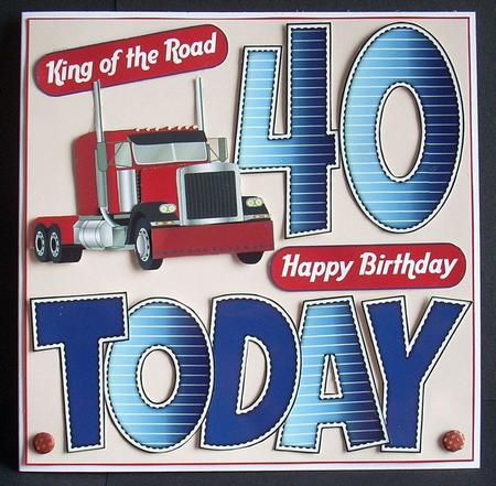 'any Age' with Red Truck Card Kit by Joyce Watson
