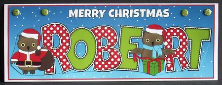 Christmas Owls Robert Large Dl by Joyce Watson
