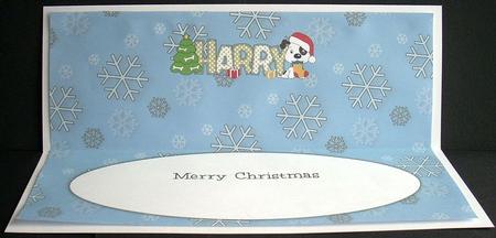 Patch with Christmas Tree Harry Large Dl Insert by Joyce Watson