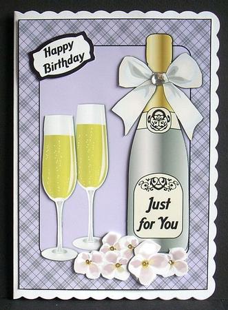 White Flowers & Bubbly by Joyce Watson