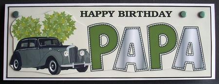 Vintage Car Papa Large Dl by Joyce Watson