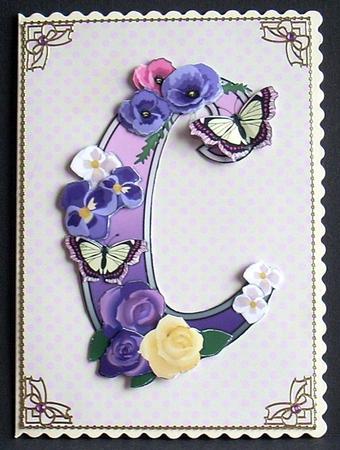 Beautiful Monograms: Letter C Mini Kit by Joyce Watson
