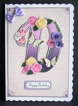 Beautiful Monograms: Letter D Mini Kit by Joyce Watson