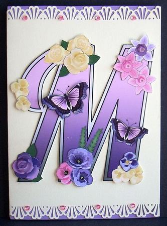 Beautiful Monograms: Letter m Mini Kit by Joyce Watson