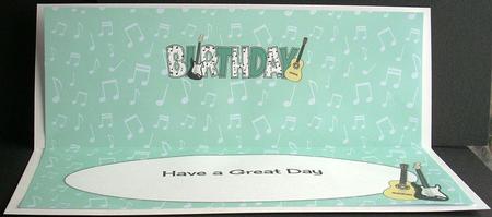 Guitars Birthday Large Dl 2 Insert by Joyce Watson