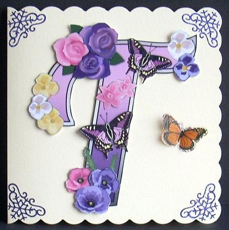 Beautiful Monograms: Letter T Mini Kit by Joyce Watson