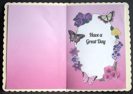 Pink A5 Insert Matching My Beautiful Monograms by Joyce Watson