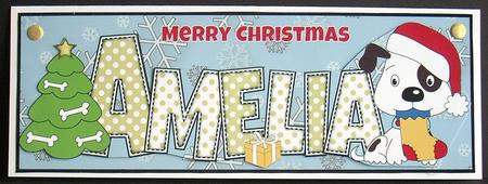 Patch with Christmas Tree Amelia Large Dl by Joyce Watson