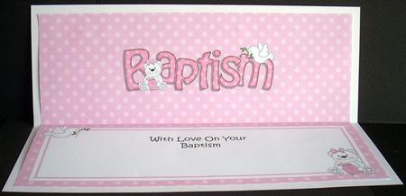 Large Dl Baptism Teddy Matching Insert by Joyce Watson