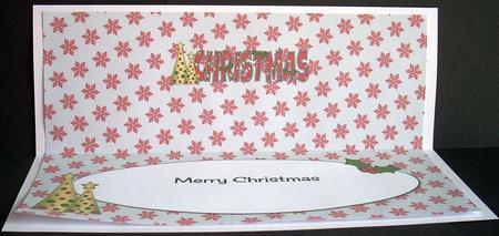 Buttons Christmas Trees Christmas Large Dl 3 Insert by Joyce Watson