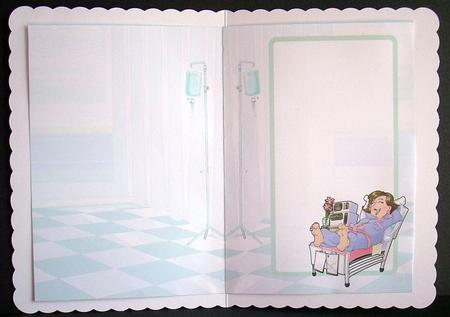 Get Well Soon Dudess Insert (brown Hair) by Joyce Watson