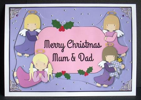 Little Christmas Angels for Mum & Dad by Joyce Watson