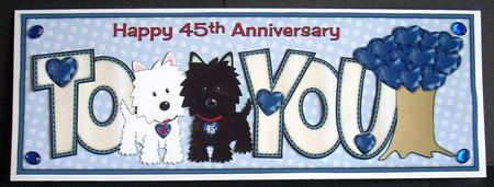 Jazz Dogs 45th Anniversary Large Dl by Joyce Watson