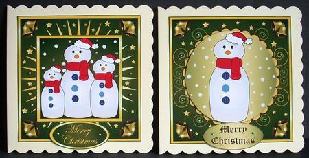 Snowmen Toppers by Joyce Watson