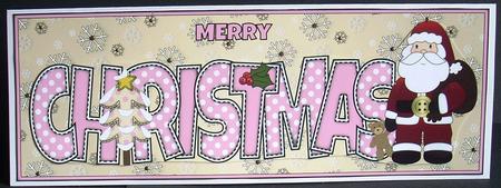Santa Christmas Large Dl 4 by Joyce Watson