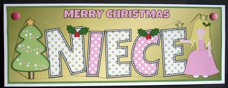 Christmas Little Princess Niece Large Dl by Joyce Watson