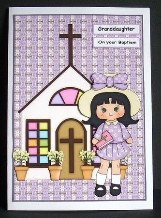 Girl Baptism/christening by Joyce Watson