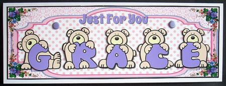 Large Dl Just for You Grace by Joyce Watson