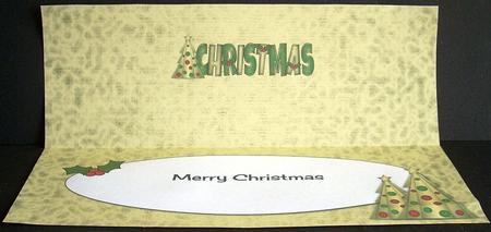 Buttons Christmas Trees Ii Christmas Large Dl 4 Insert by Joyce Watson