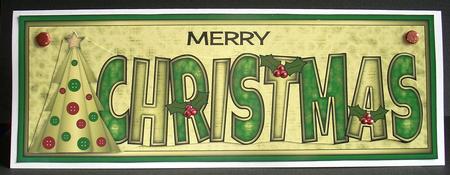 Buttons Christmas Trees Ii Christmas Large Dl 4 by Joyce Watson