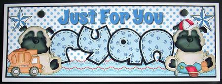 Large Dl Just for You Dogs - Ryan by Joyce Watson