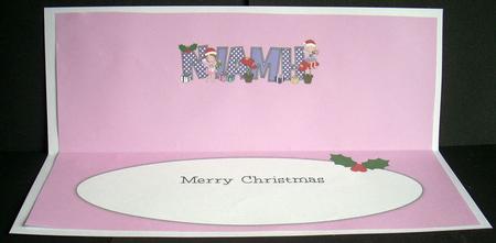 Christmas Fairies Niamh Large Dl Insert by Joyce Watson