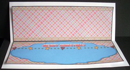 Large Dl Merry Christmas Insert by Joyce Watson