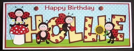 Cute Ladybirds Hollie Large Dl by Joyce Watson