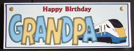 Train Grandpa Large Dl by Joyce Watson