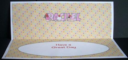 Birthday Cupcakes Rachel Large Dl Insert by Joyce Watson