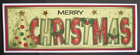 Buttons Christmas Trees Ii Christmas Large Dl 6 by Joyce Watson