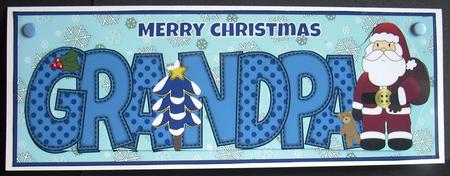 Santa Grandpa Large Dl by Joyce Watson