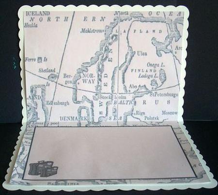 Eu Map with Suitcase Is by Joyce Watson