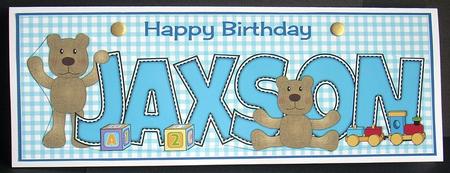 Teddies Jaxson Large Dl by Joyce Watson