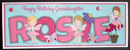 Little Fairies Rosie (granddaughter) Large Dl by Joyce Watson